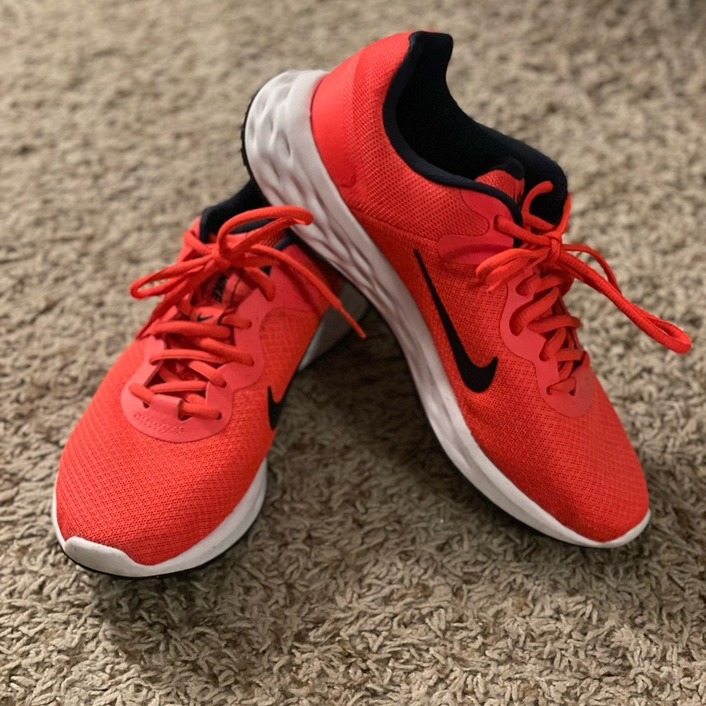 Red Nike Running Sneakers